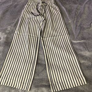 Ralph Lauren Black and White Striped Pants